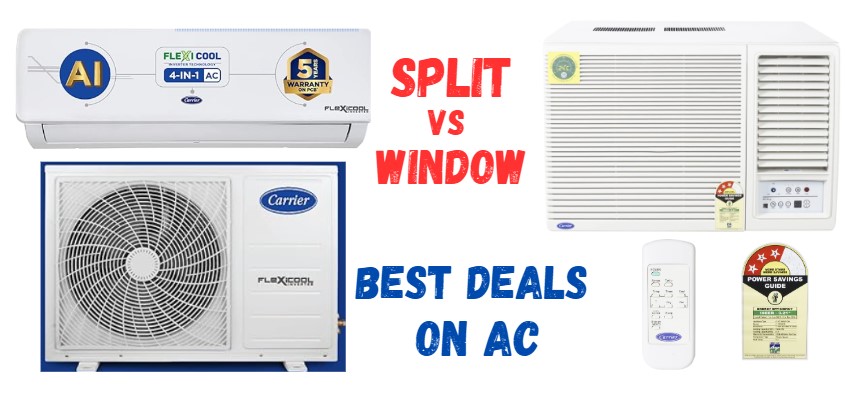 You are currently viewing Air Conditioner types, Split AC, window AC, Price, Tons, Ratings, Deals & Brand 2024